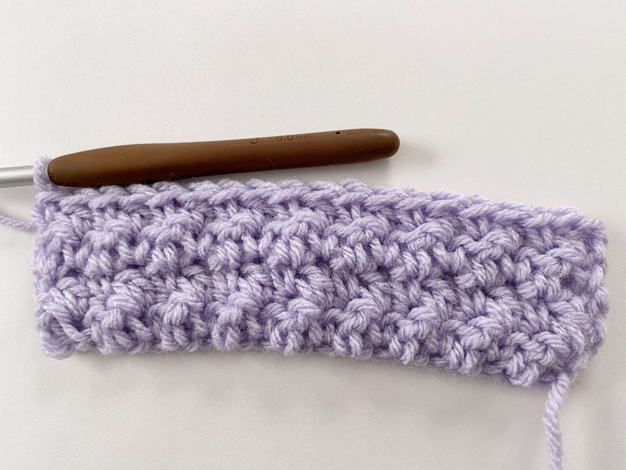 Lemon Peel Crochet Blanket Row 4