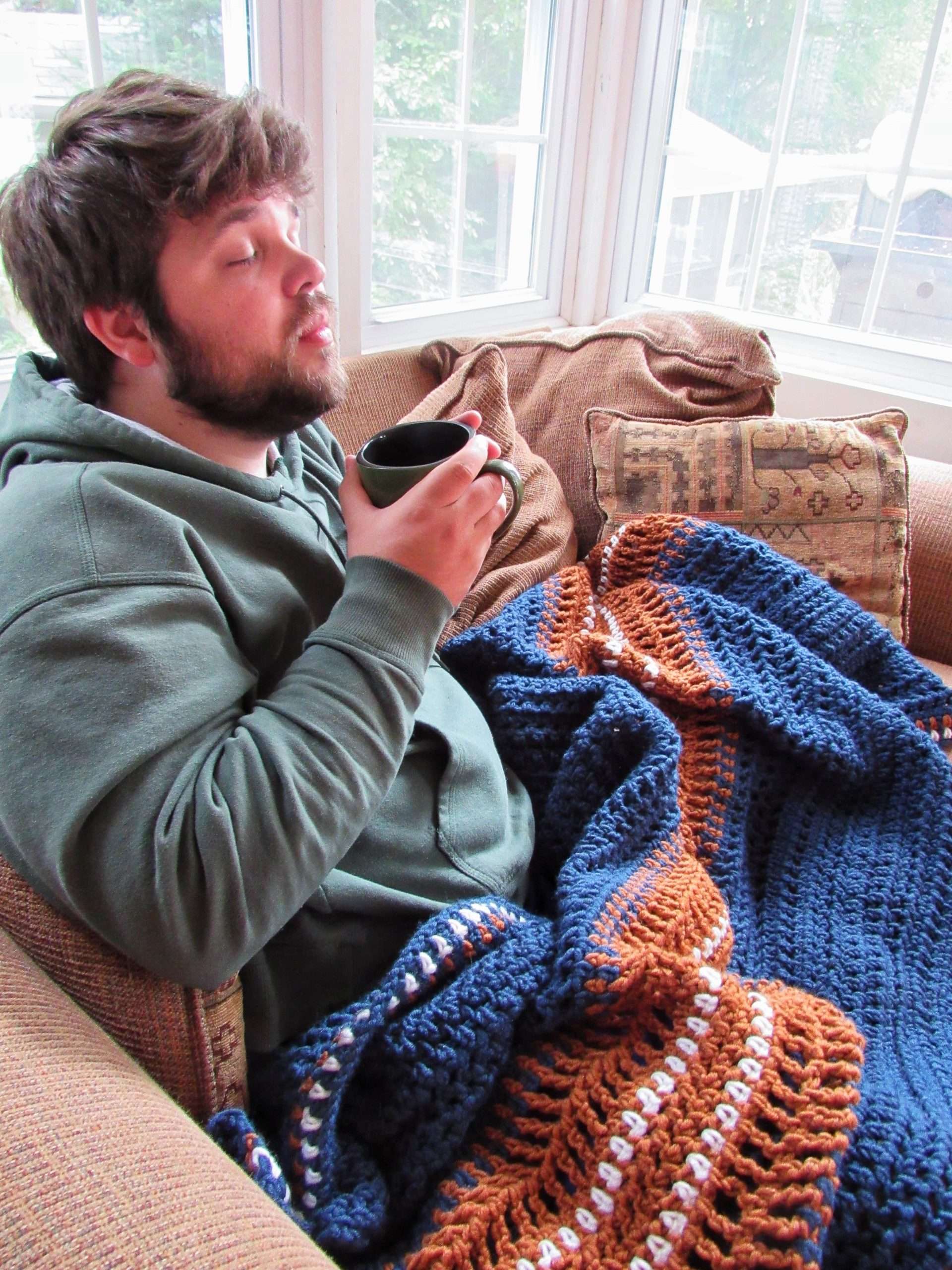 Lion Brand Color Made Easy Crochet Blanket
