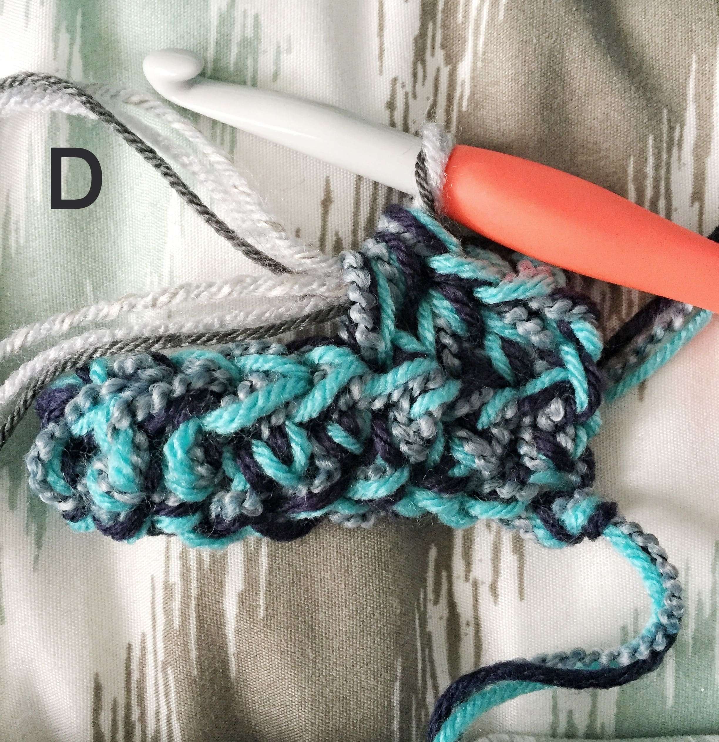 Changing Colour in Crochet Blankets