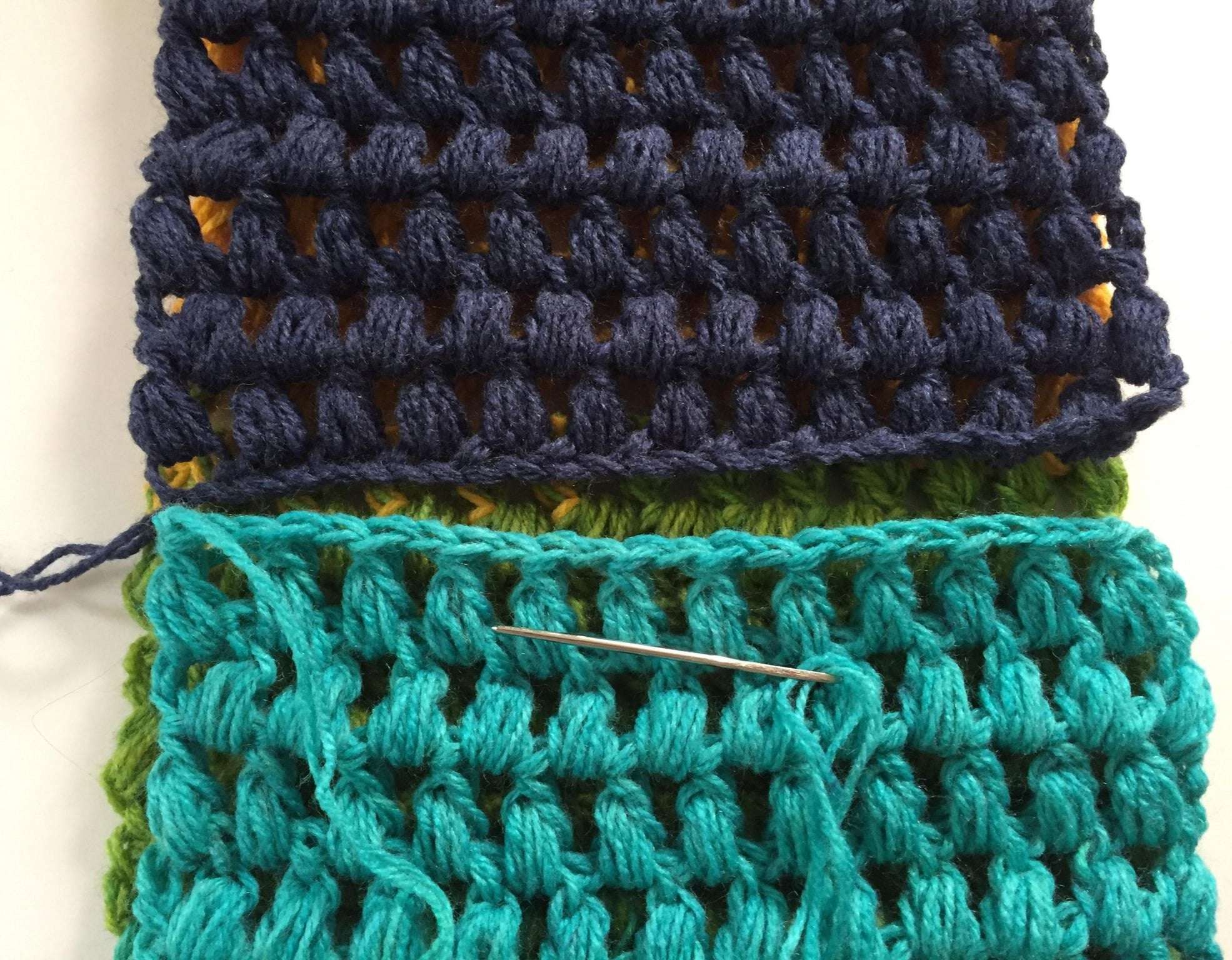 How to Crochet a Puff Stitch Infinity Scarf - This Pixie Creates