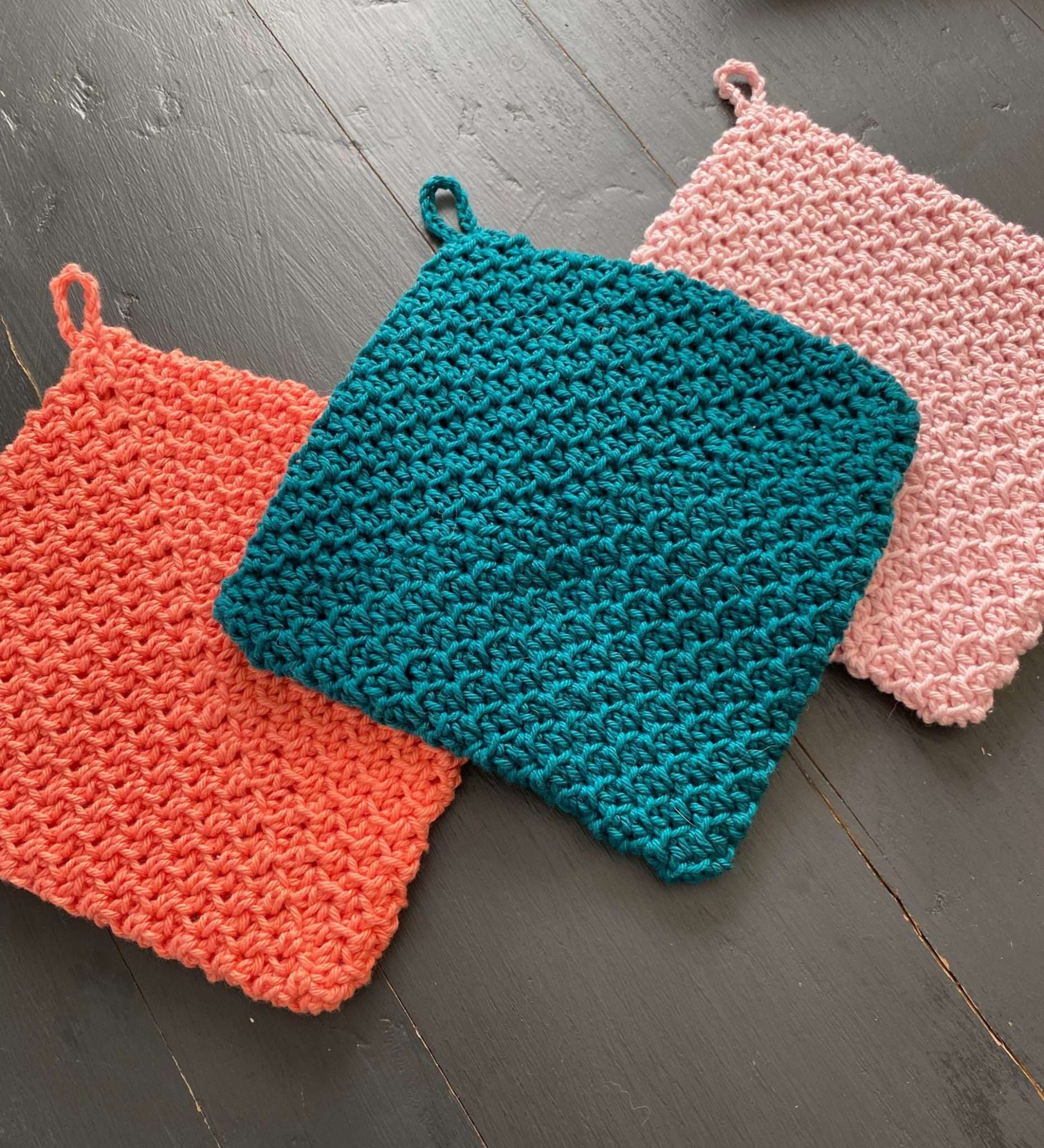 Fairy Dust Crochet Pot Holder Free Pattern