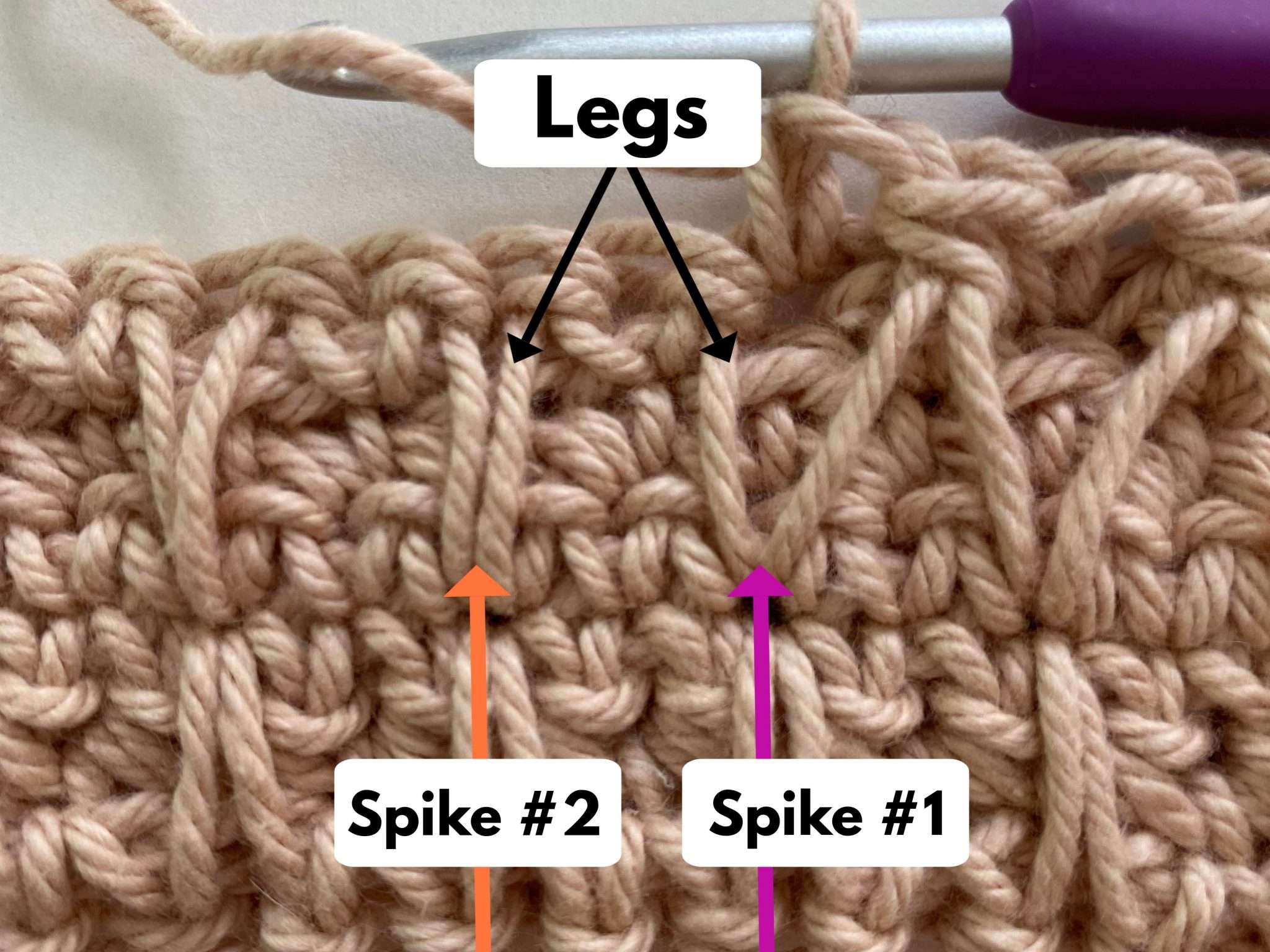 5+ Single Crochet 2 Together How to Crochet the Zig Zag Stitch Potholder (PGCAL2023) - This Pixie