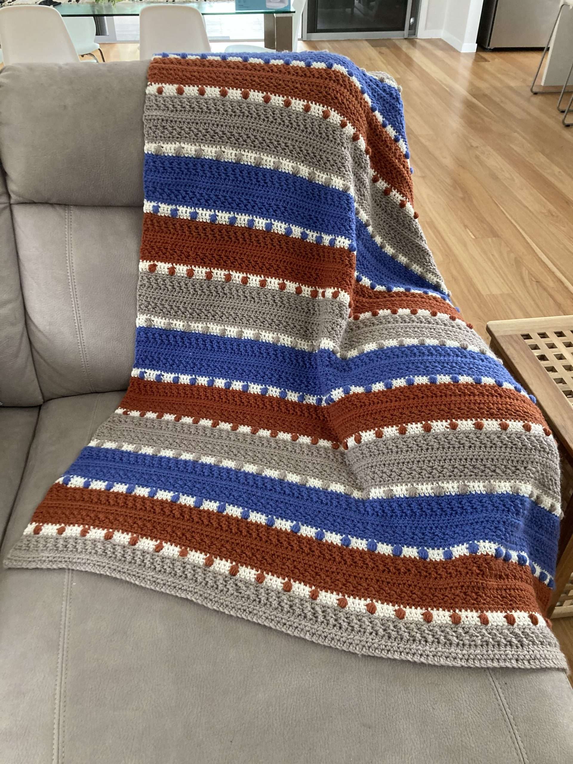 For the Love of Texture Afghan Version by Vivienne L