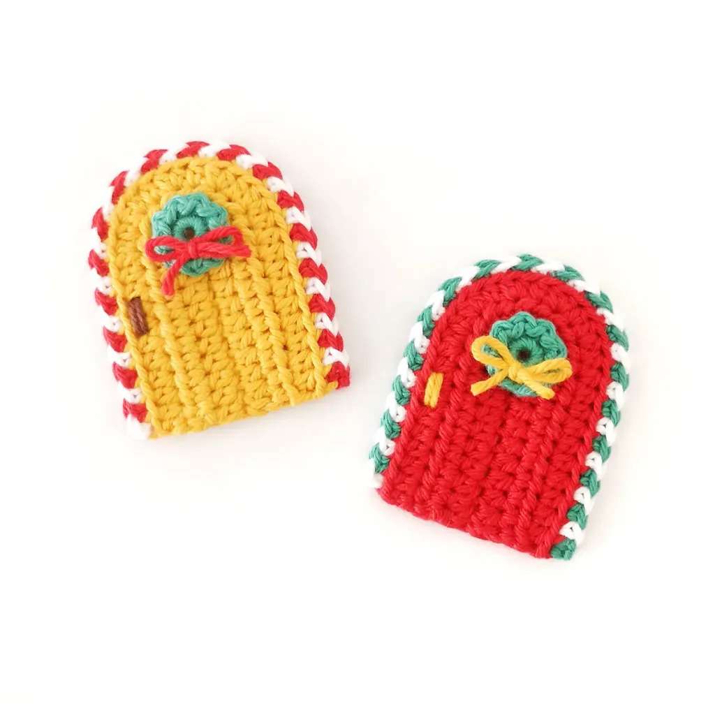 Crochet Elf Door Christmas Ornament
