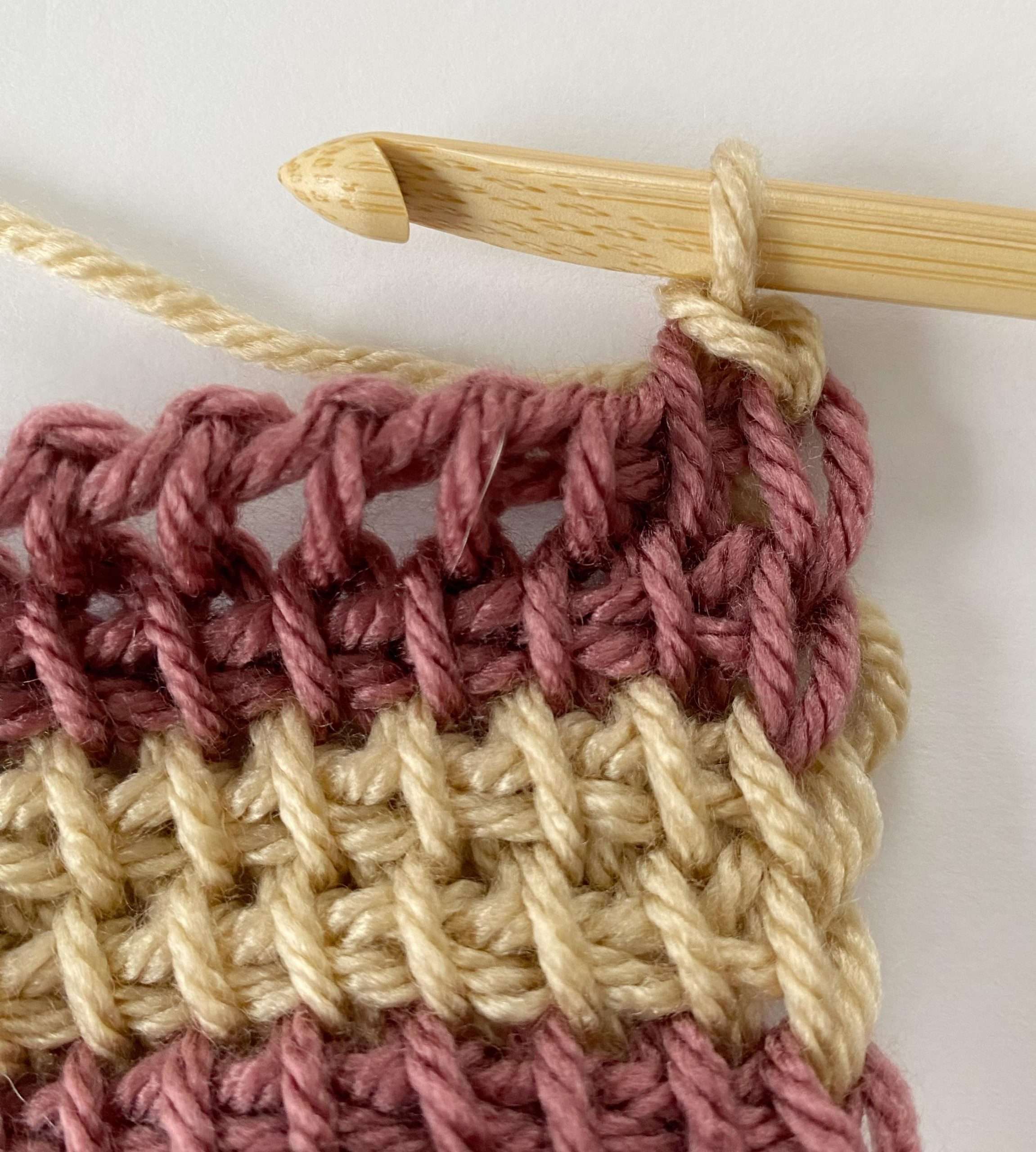 Slip Stitch Fasten off in Tunisian Crochet