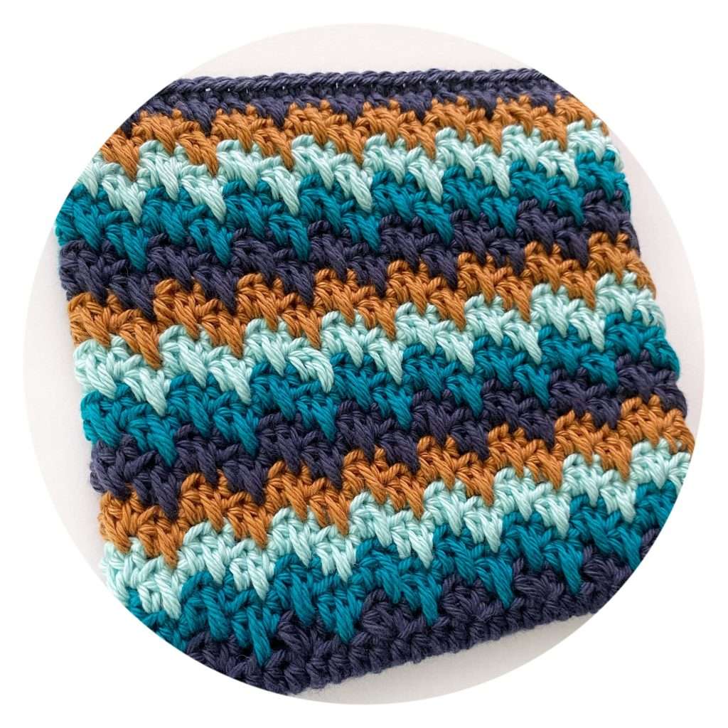 Granny Spike Stitch Crochet Potholder