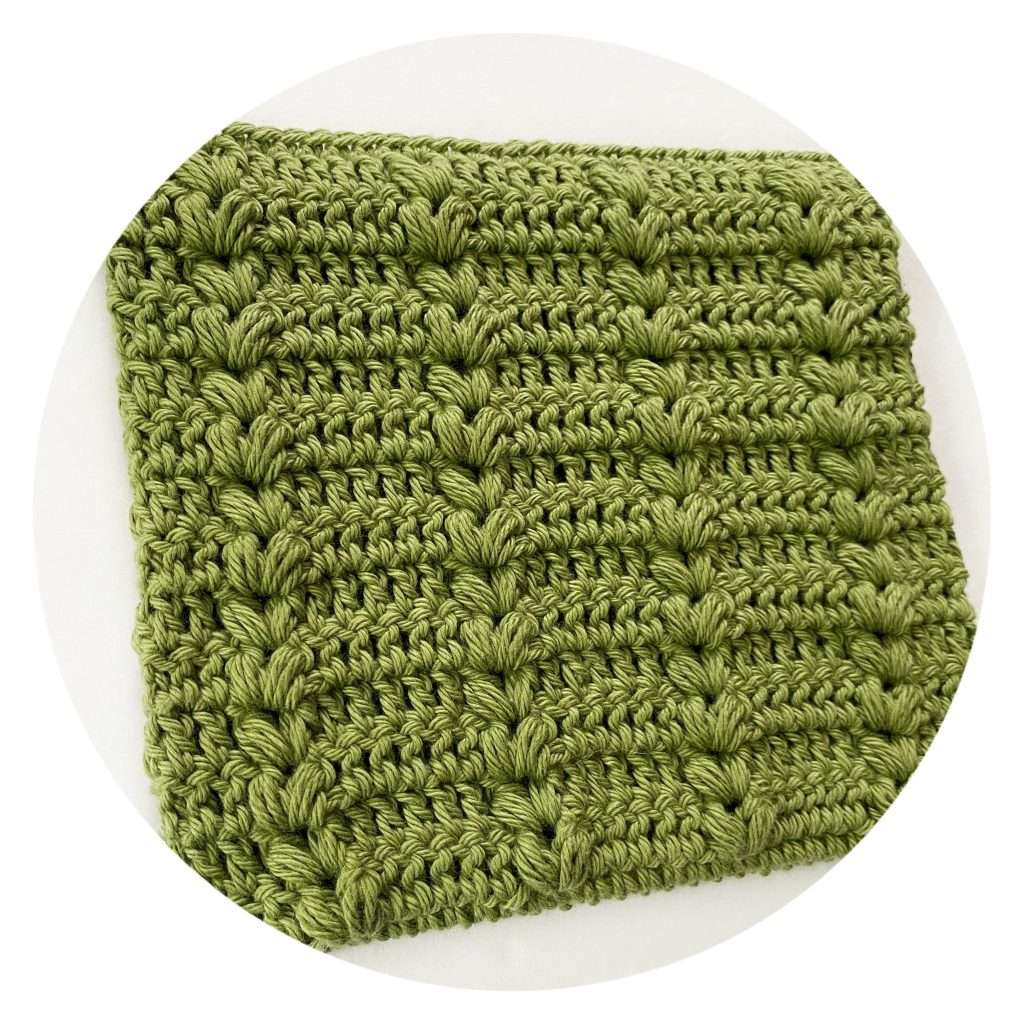 Puff Stitch Crochet Potholder