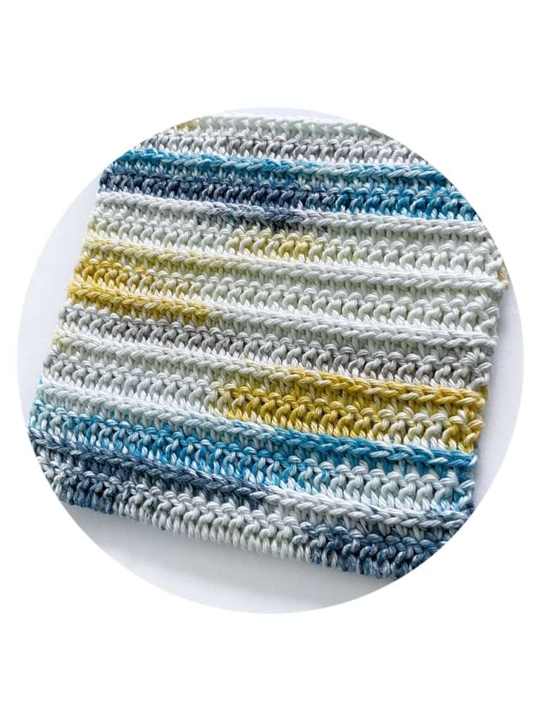 Ripple Stitch Crochet Potholder