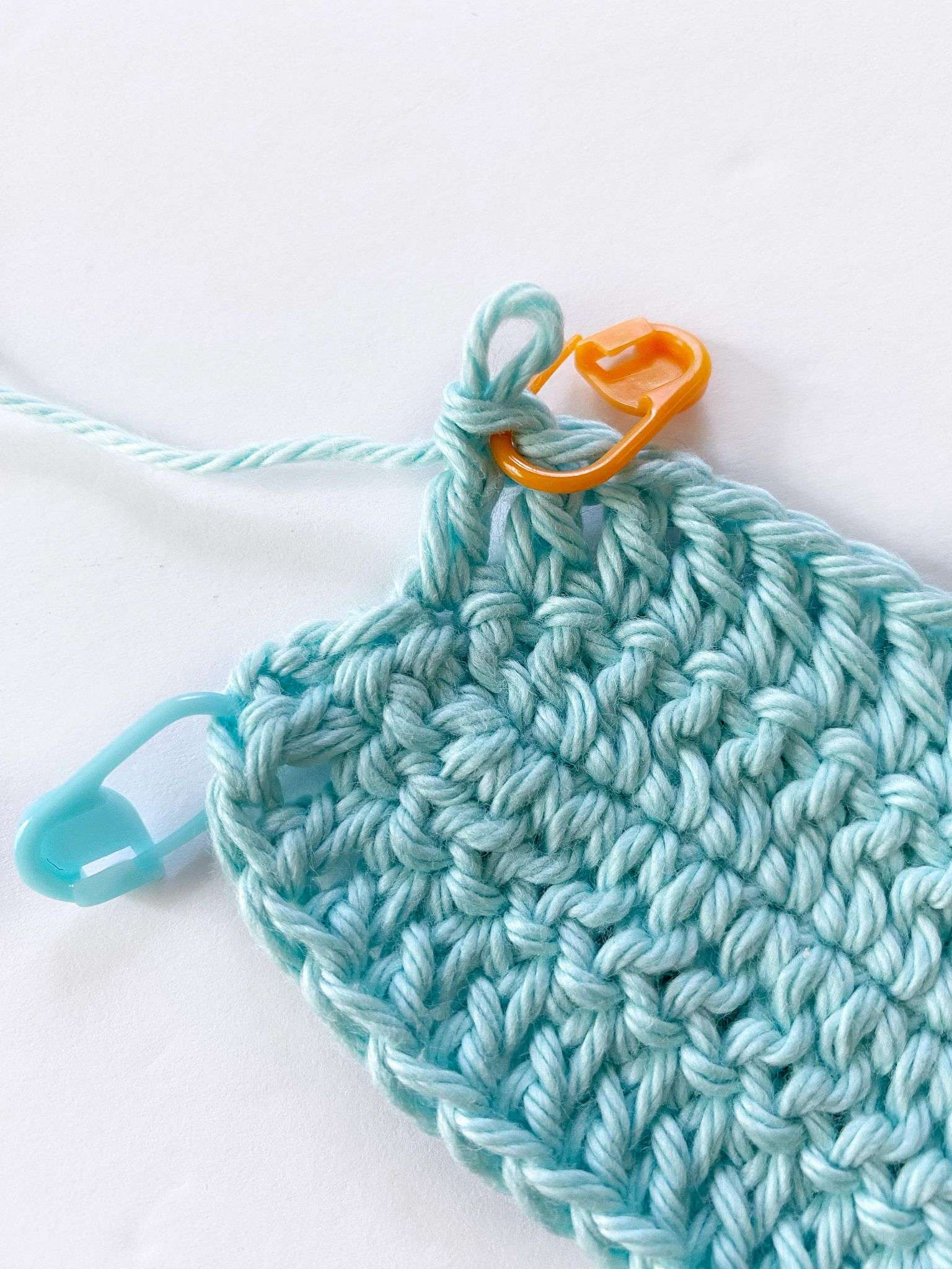 Crocheting a Potholder in the round