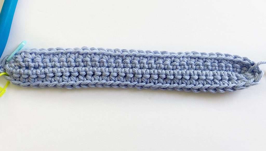 Round 2 of Single Crochet Potholder