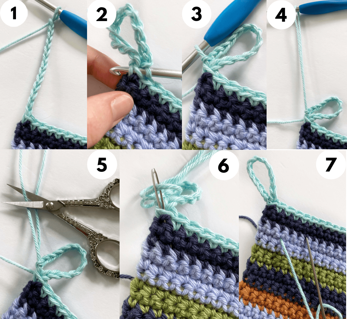 How to Add a Chain Circle to the Potholder