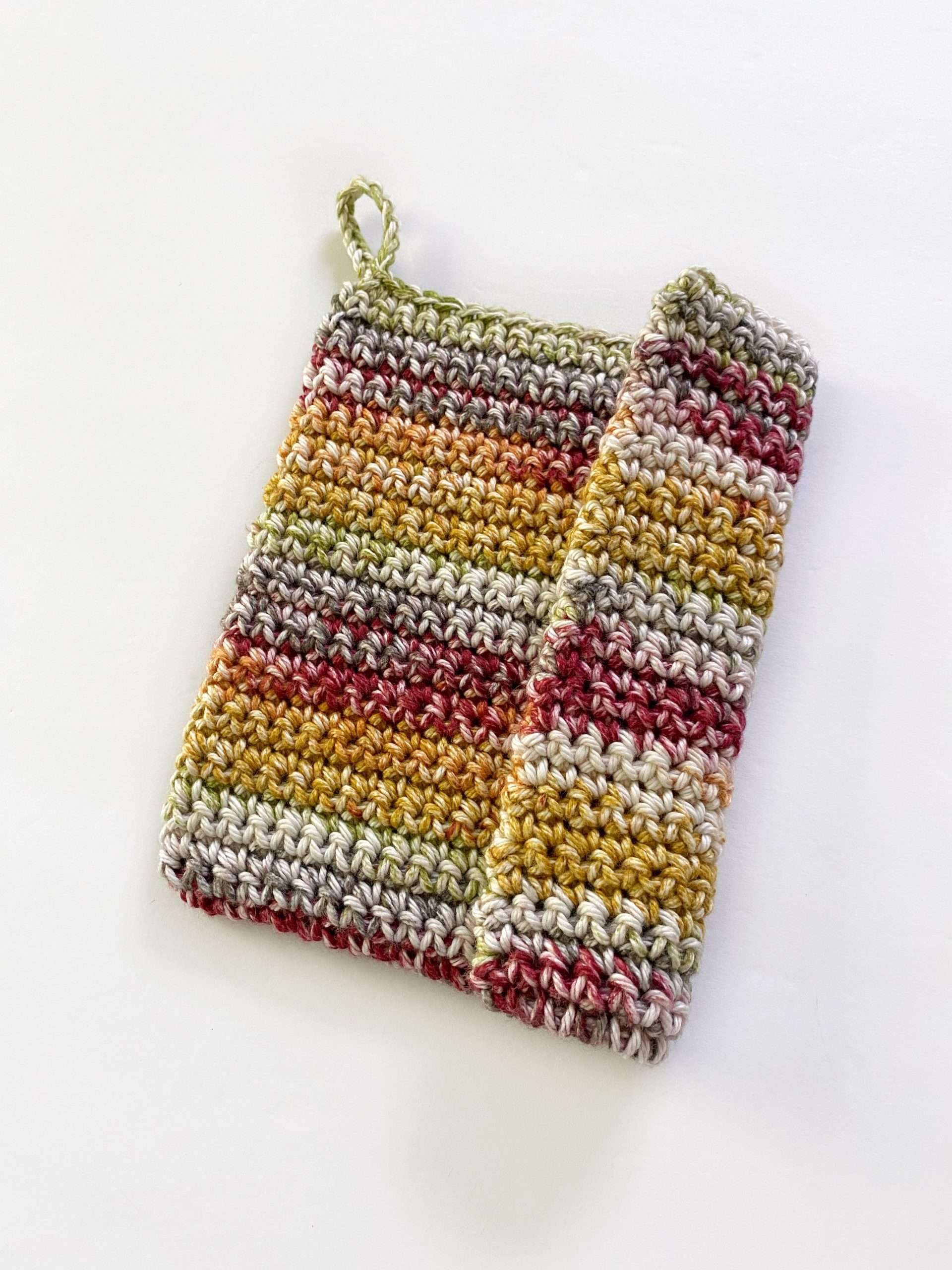 Side Seam of the Single Crochet Double Thick Potholder Pattern