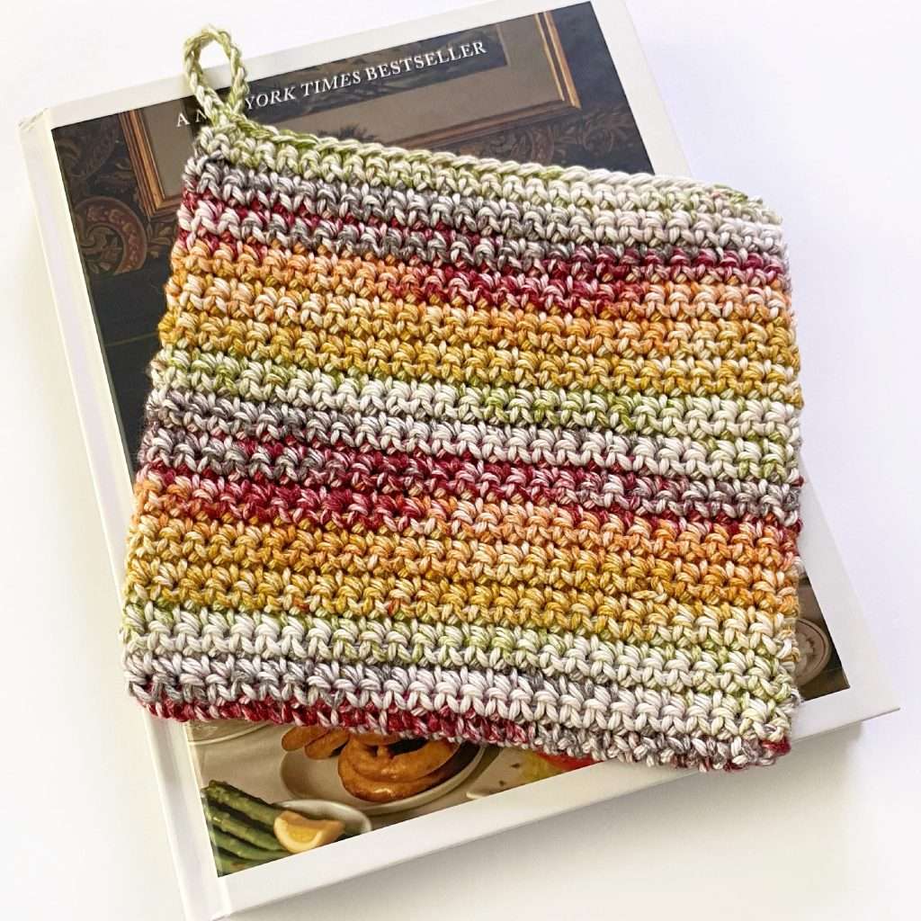 Beginner Friendly Single Crochet Potholder Double Thick