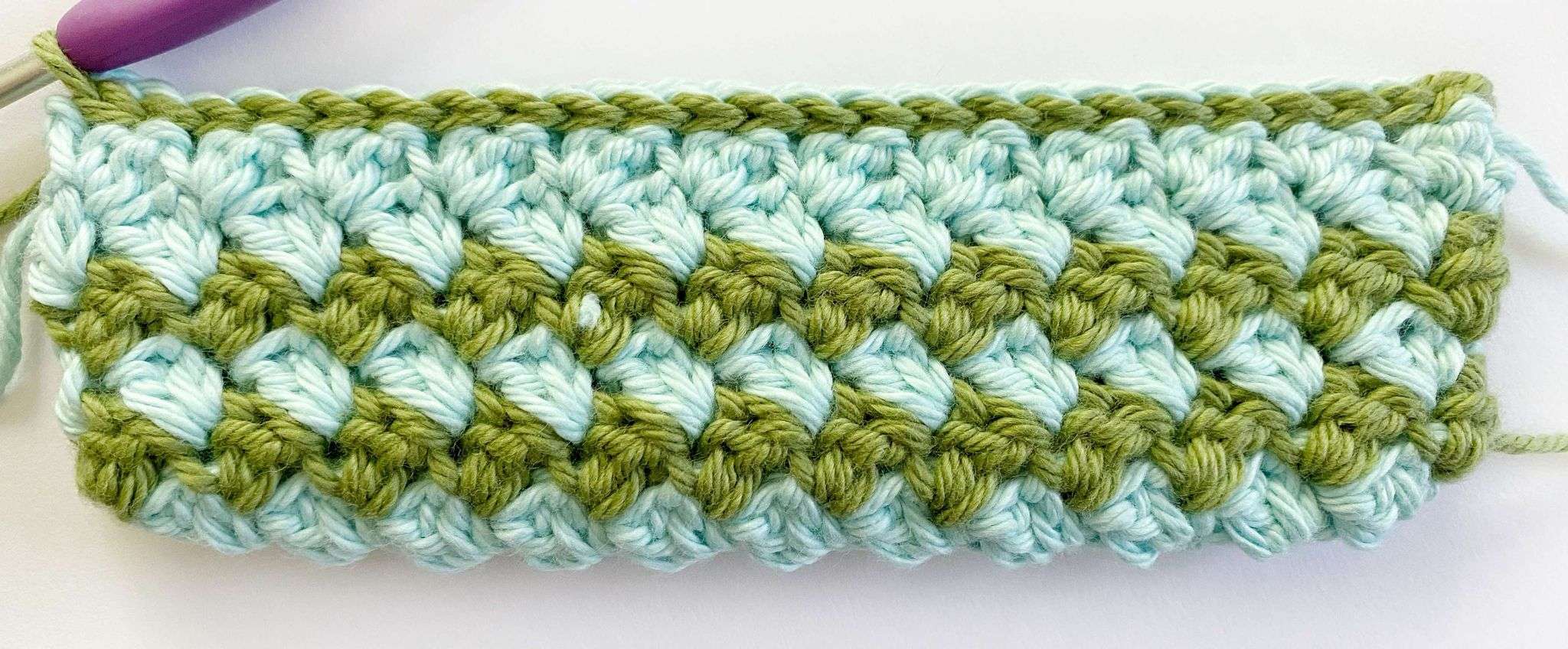 Closing a Crochet Potholder with Slip Stitches