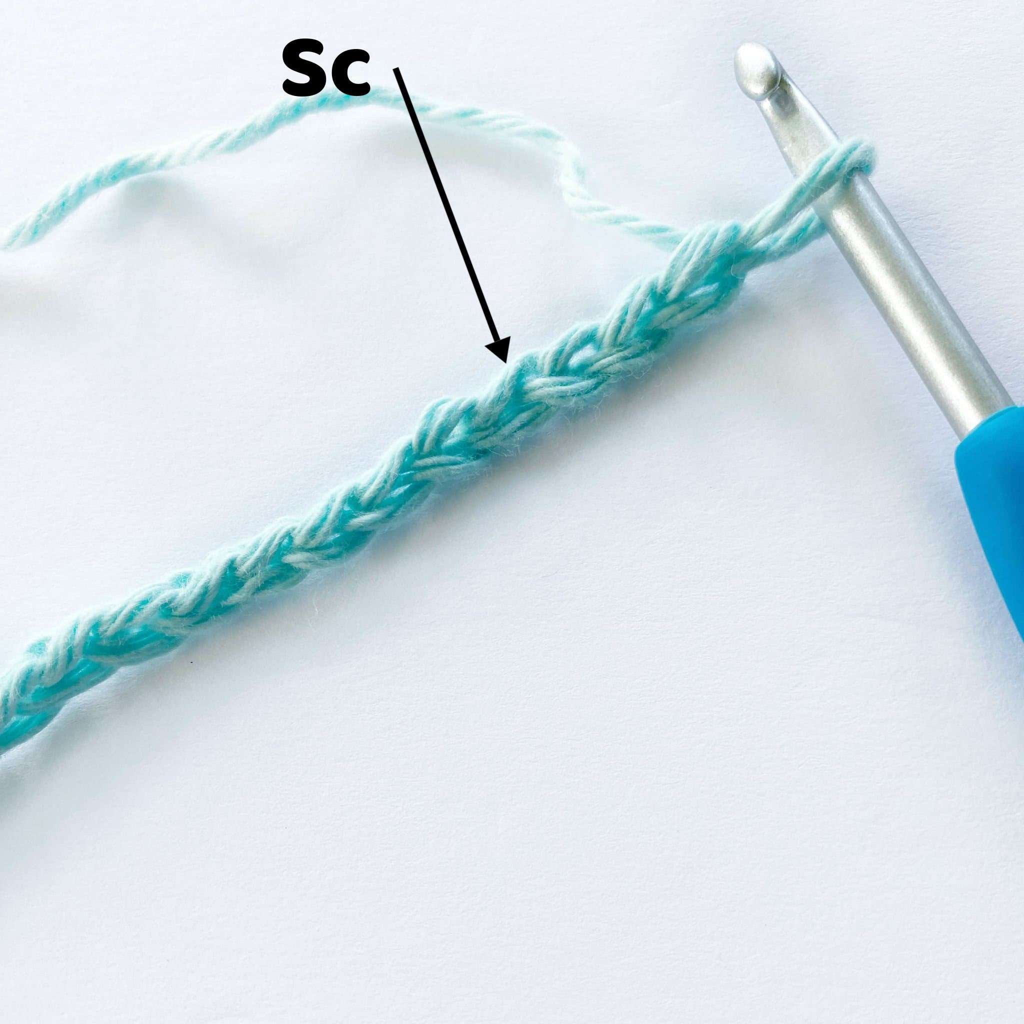 Step by Step Crochet Moss Stitch Tutorial