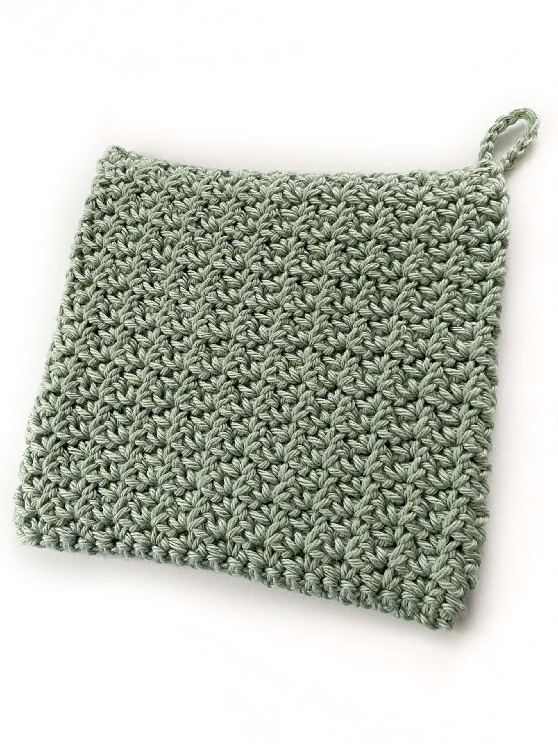 Lacy Textured Crochet Potholder Pattern