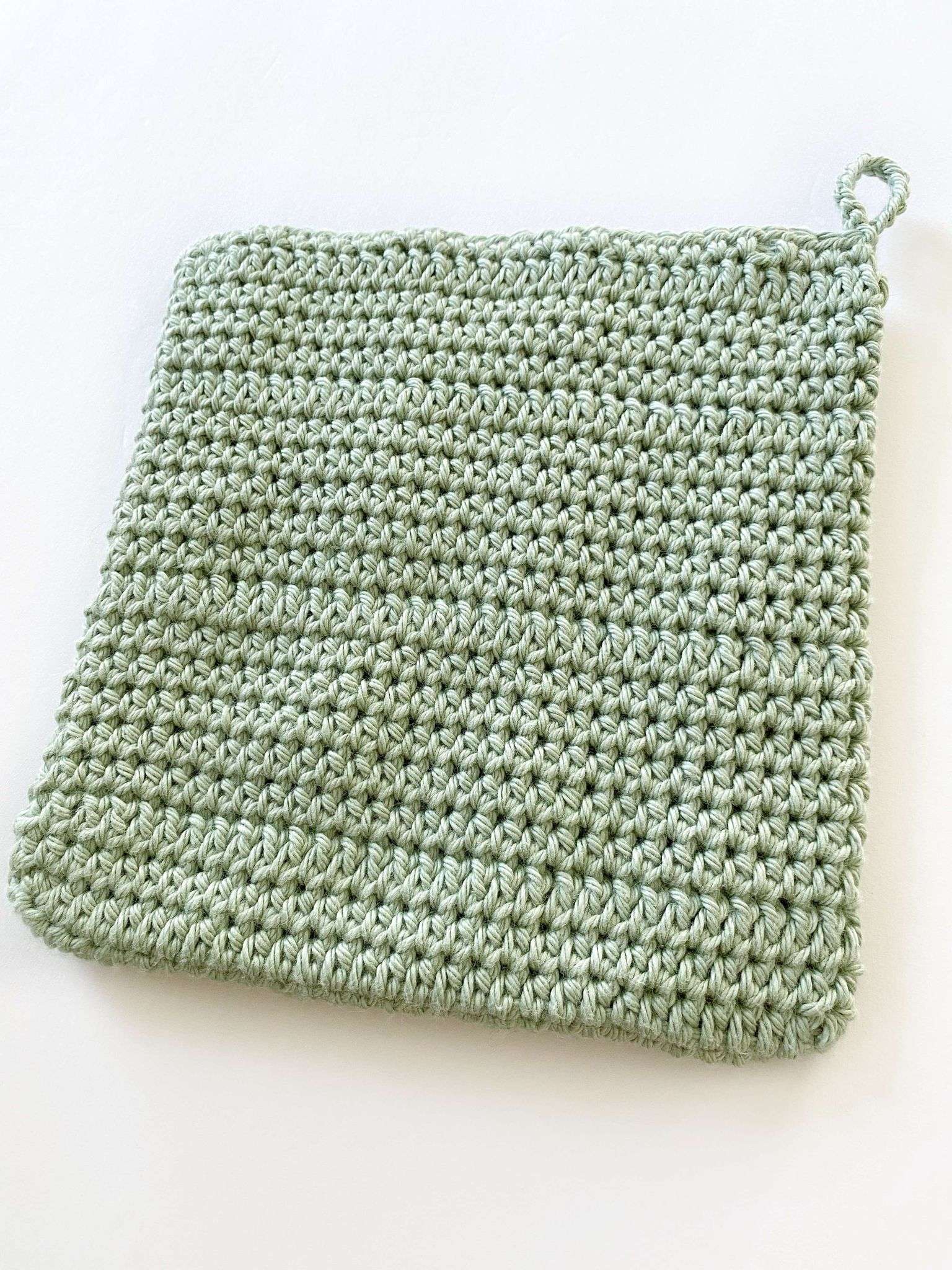 Back Side of the Follow your Heart Potholder