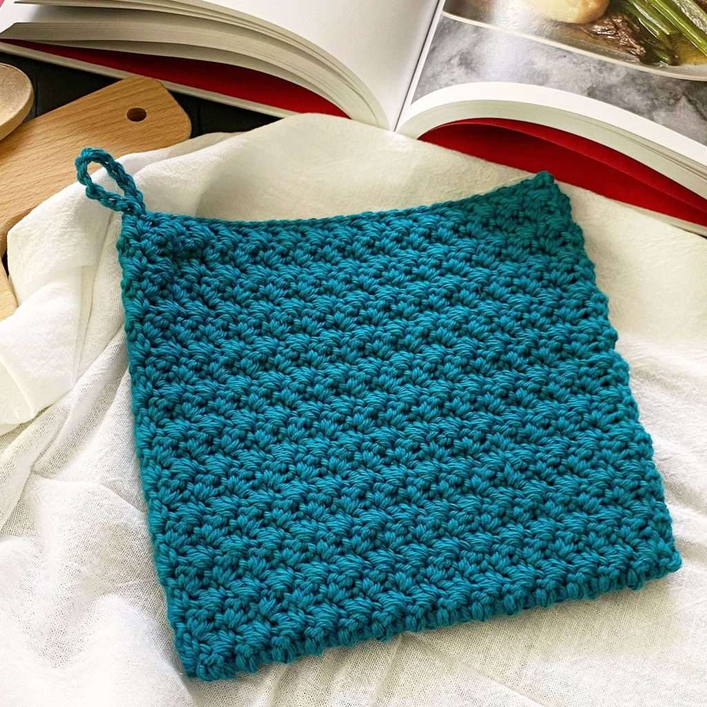 Suzette Stitch Double Thick Crochet Potholder Pattern
