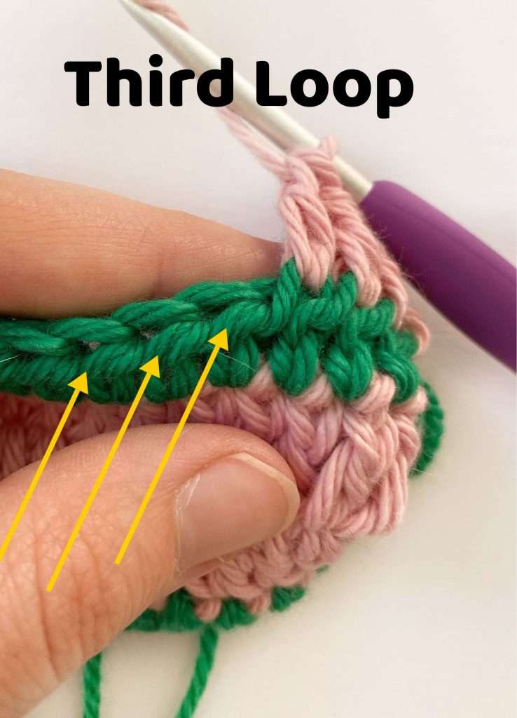 Crochet in the Third Loop Only