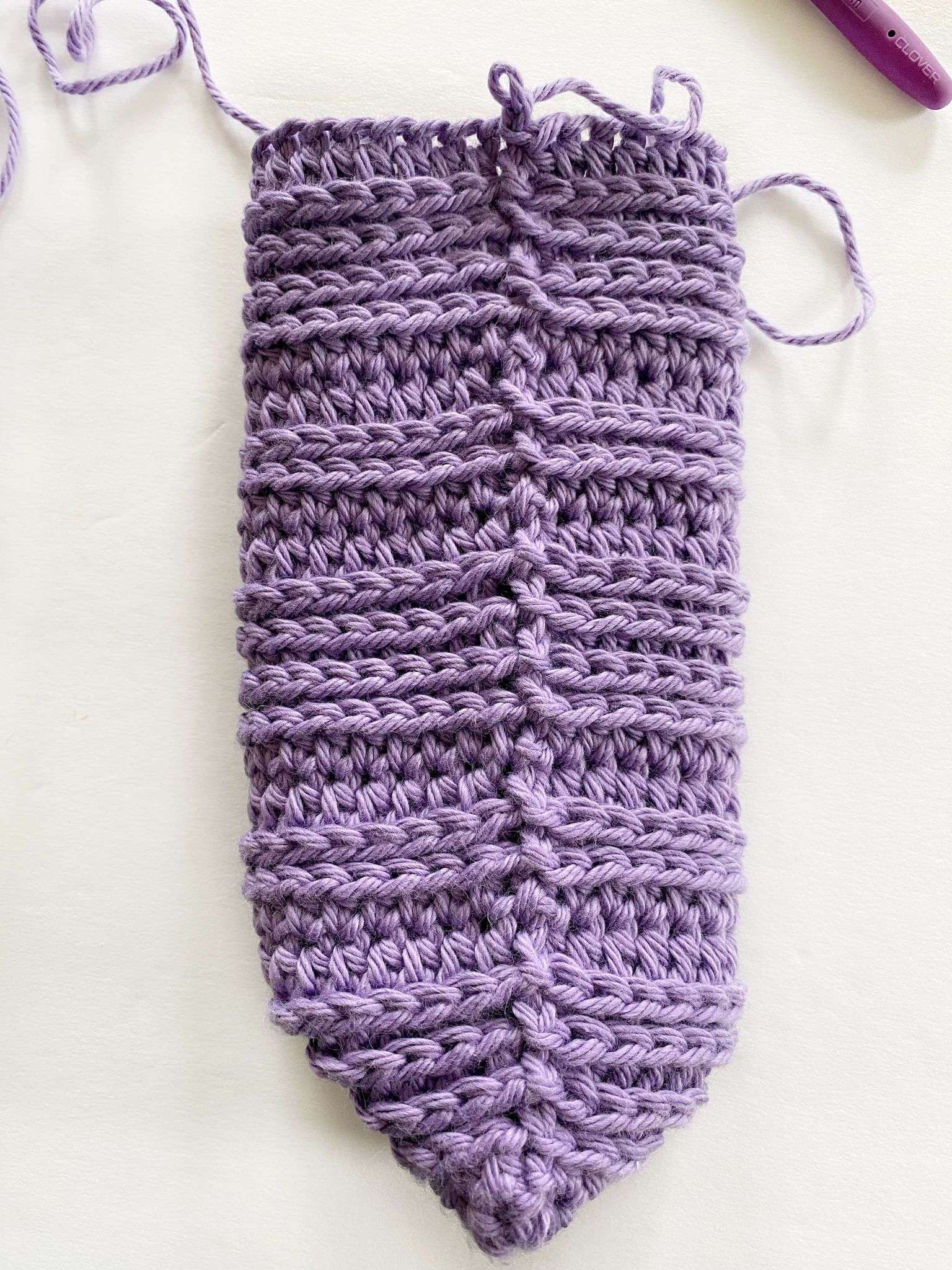 Creating a Straight Seam with Half Double Crochets in the Round