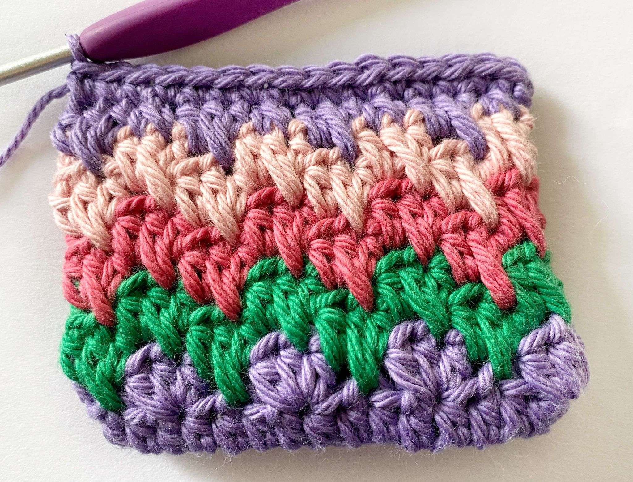 How to Close the Granny Spike Stitch Potholder