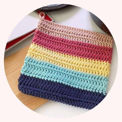 Beginner Crochet Potholder Patterns with Video Tutorials