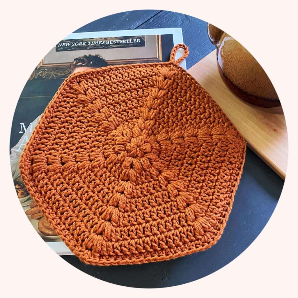 Two Piece Crochet Potholder Patterns Double Thick