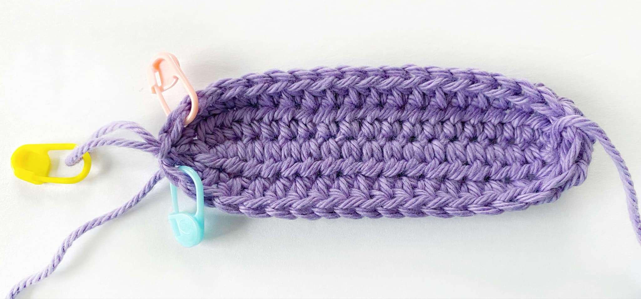 Round 2 of the Heart Stitch Crochet Potholder