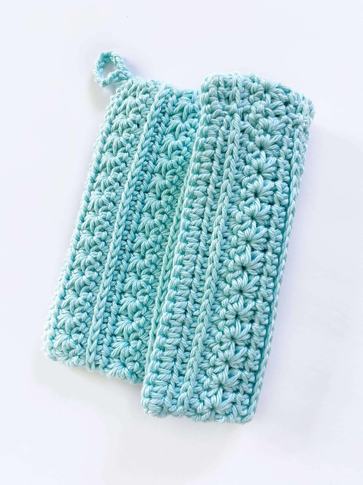 Side Seam of the Written in Stars Star Stitch Crochet Potholder