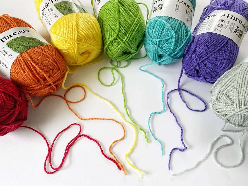 Honest Yarn Review of Loops and Threads Impeccable Yarn