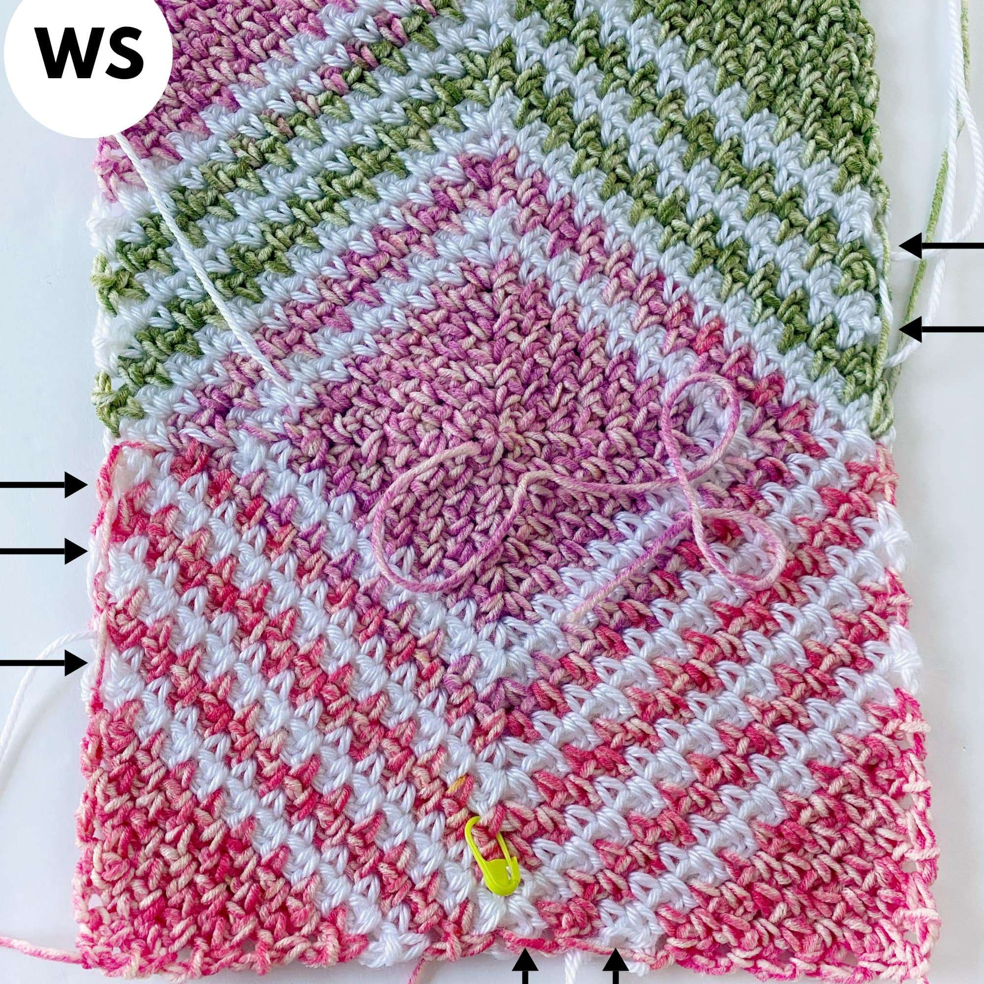 Wrong Side of the Hidden Gem Baby Blanket