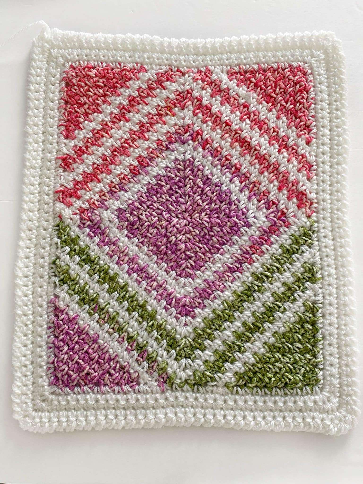 Single Crochet and Crab Stitch Crochet Blanket Border
