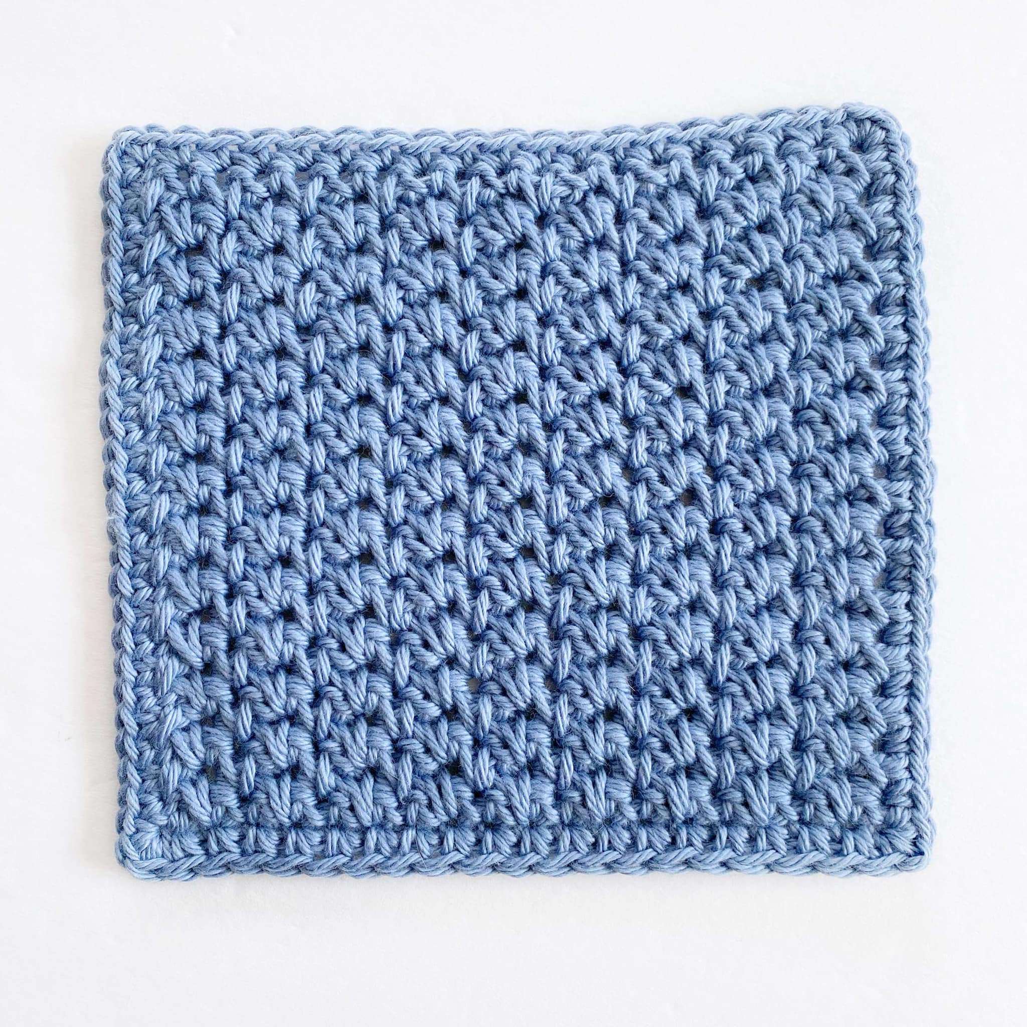 How to Crochet a Textured Dishcloth for Beginners