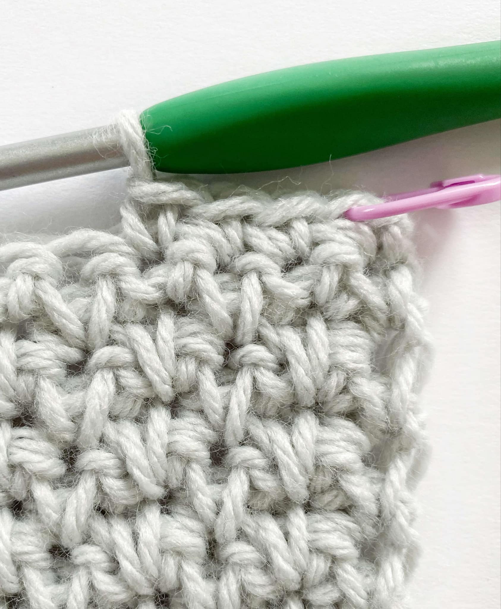 Easy Textured Crochet Stitch Tutorial with No holes