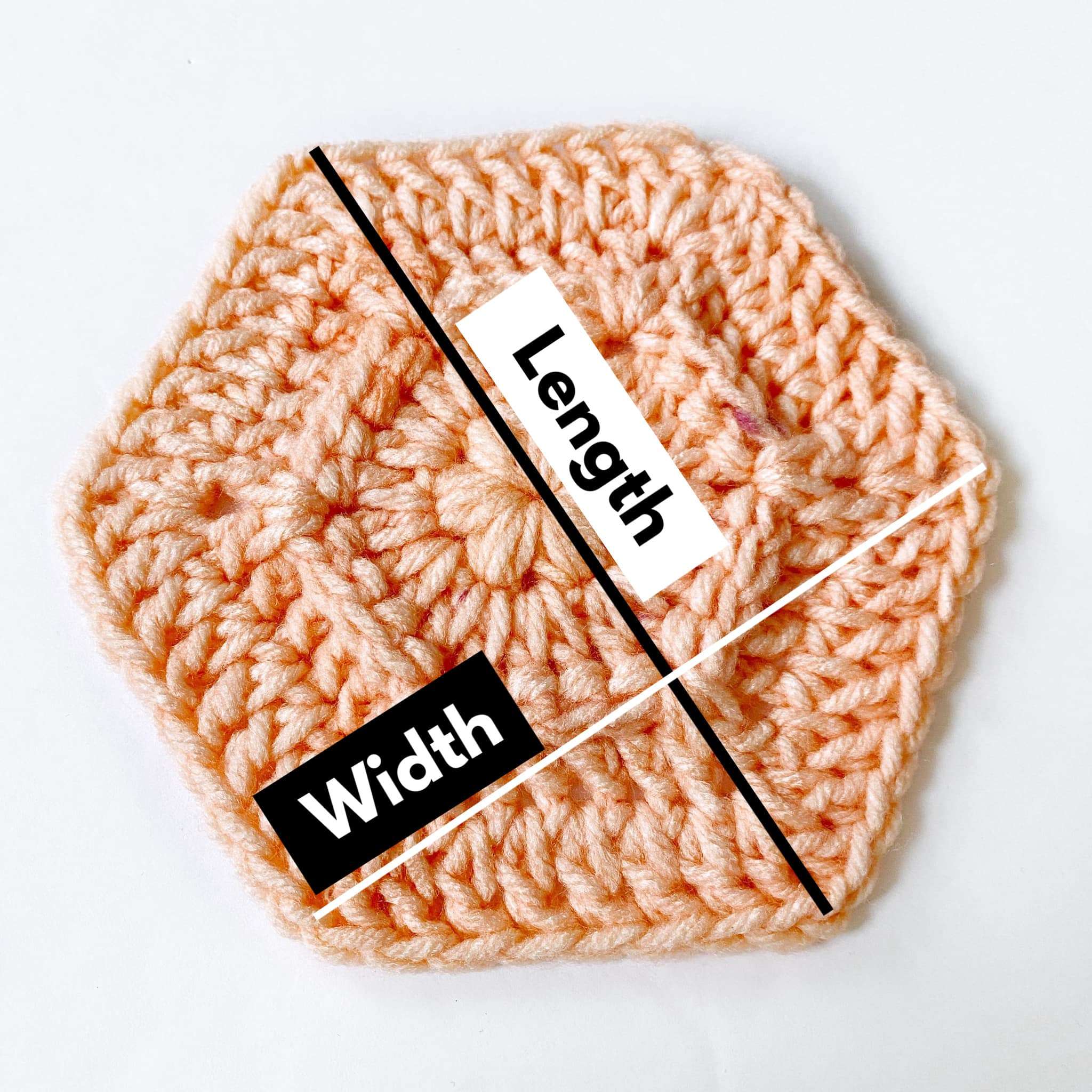 How to Crochet a Puff Stitch Textured Hexagon