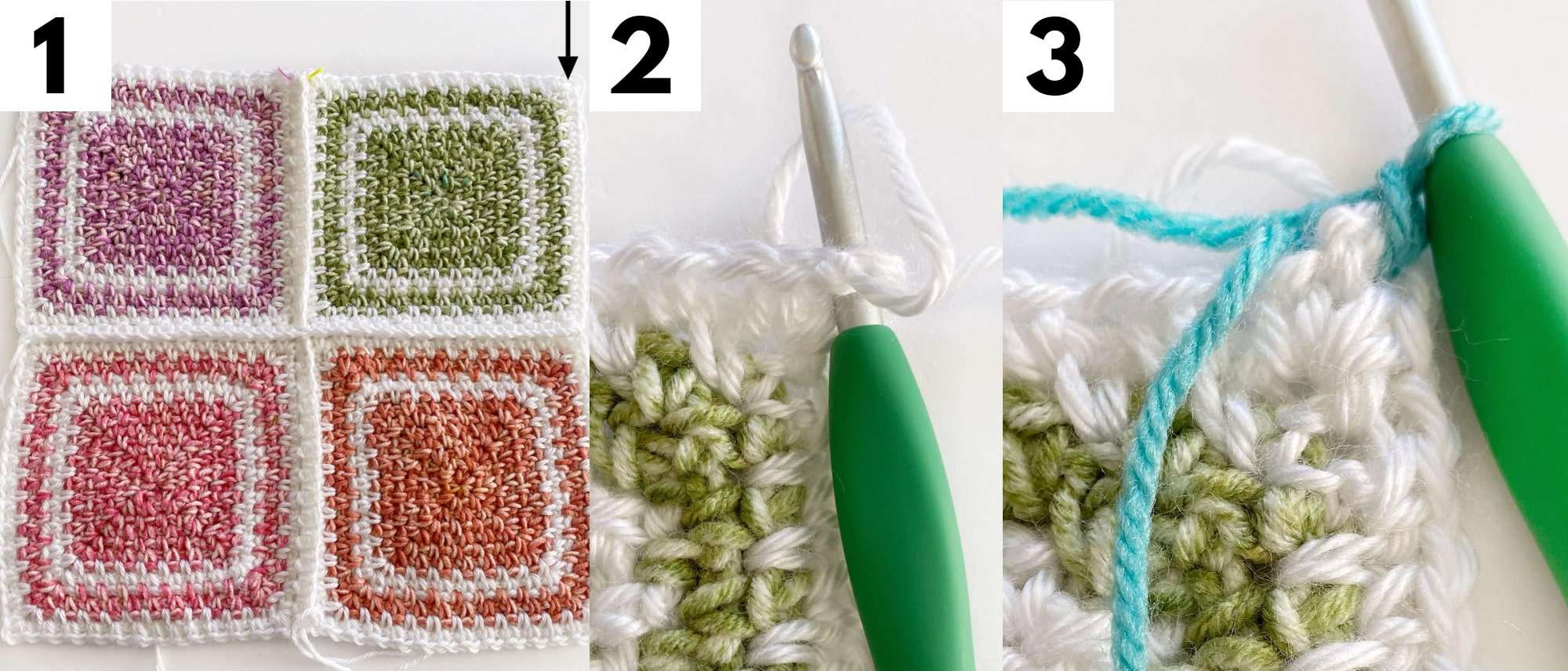 How to Fasten on in crochet