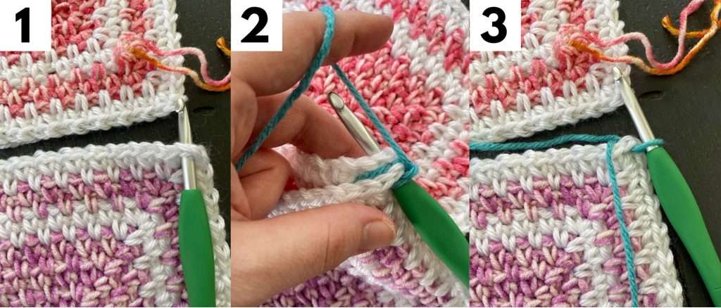 How to Fasten on with Crochet