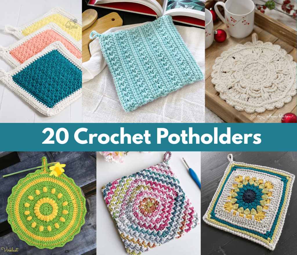 20 of the Best Crochet Potholders that are Double Thick