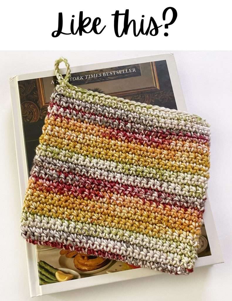 Single Crochet Potholder for Beginners by This Pixie Creates