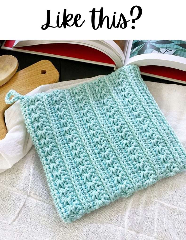 Written in the Stars Crochet Potholder by This Pixie Creates