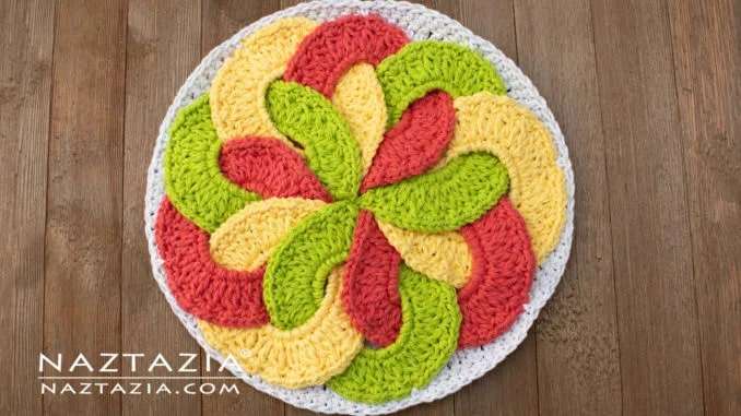 Kitchen Ring Pad Crochet Pattern by Naztazia