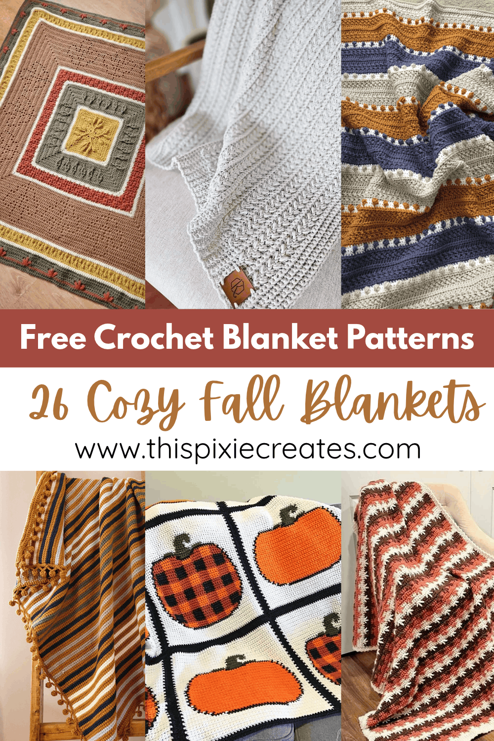 26 Cozy Fall Crochet Blanket Patterns