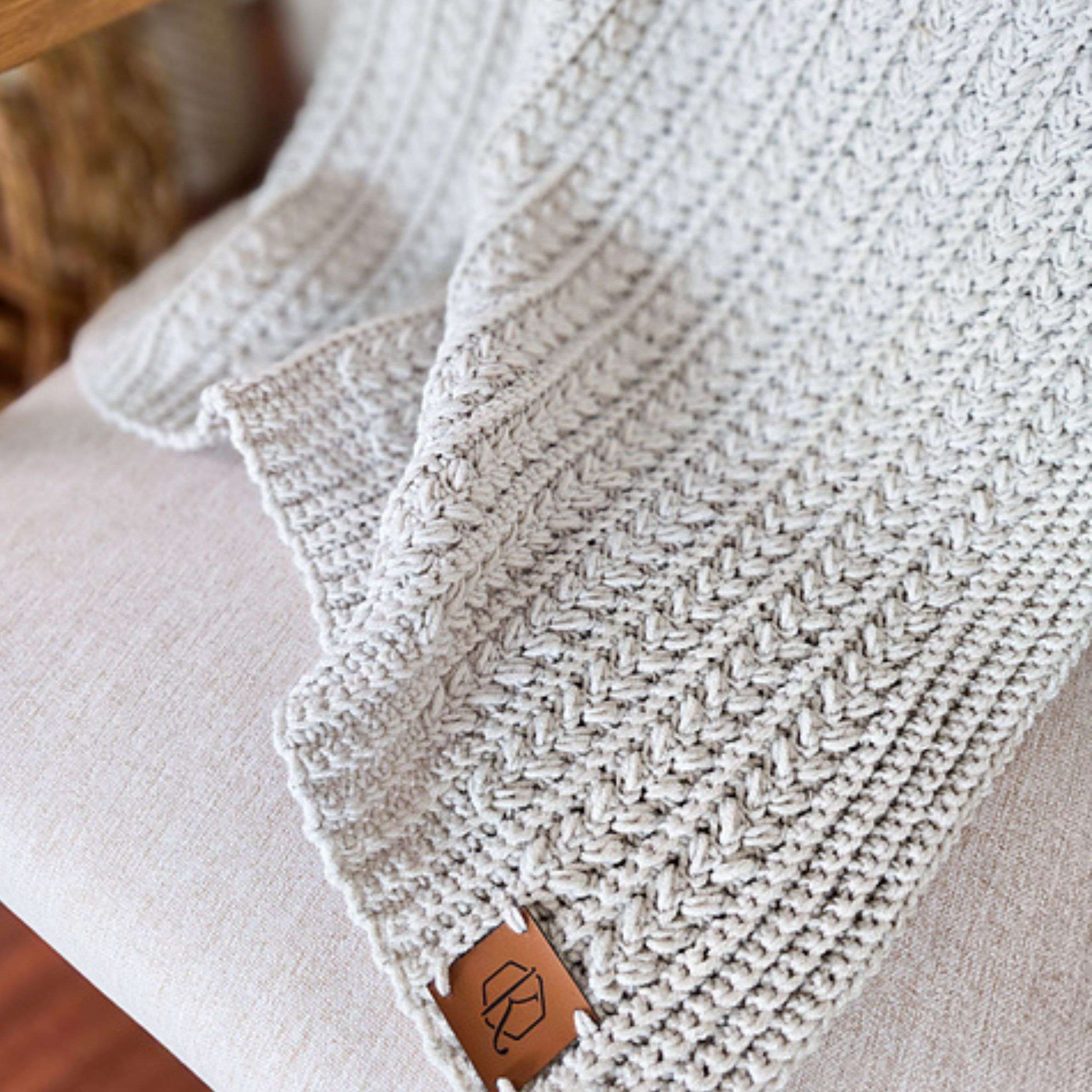Braided Wheat Stitch Blanket by Briana K Designs