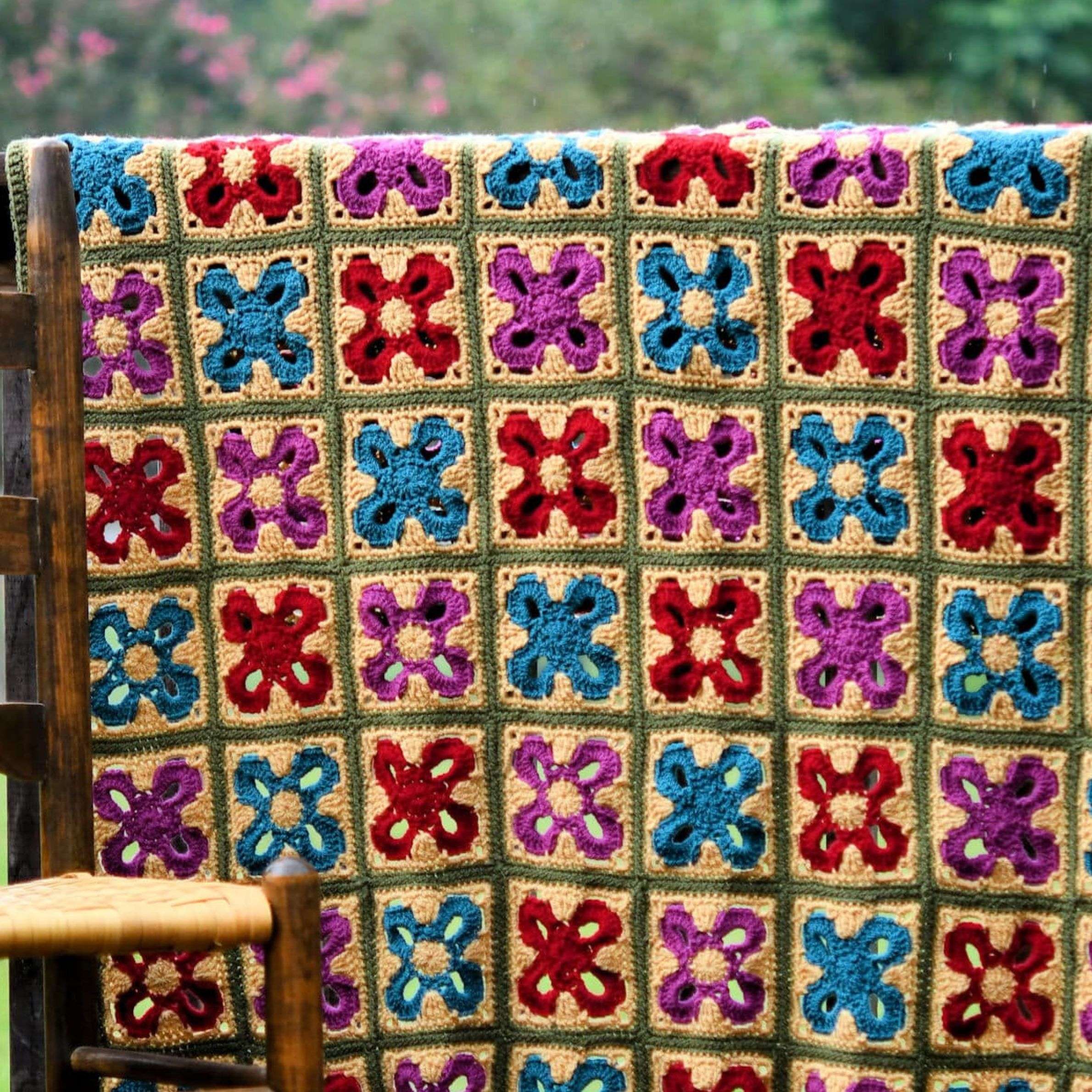 Trinity Jewels Lightweight Afghan by Make it Crochet